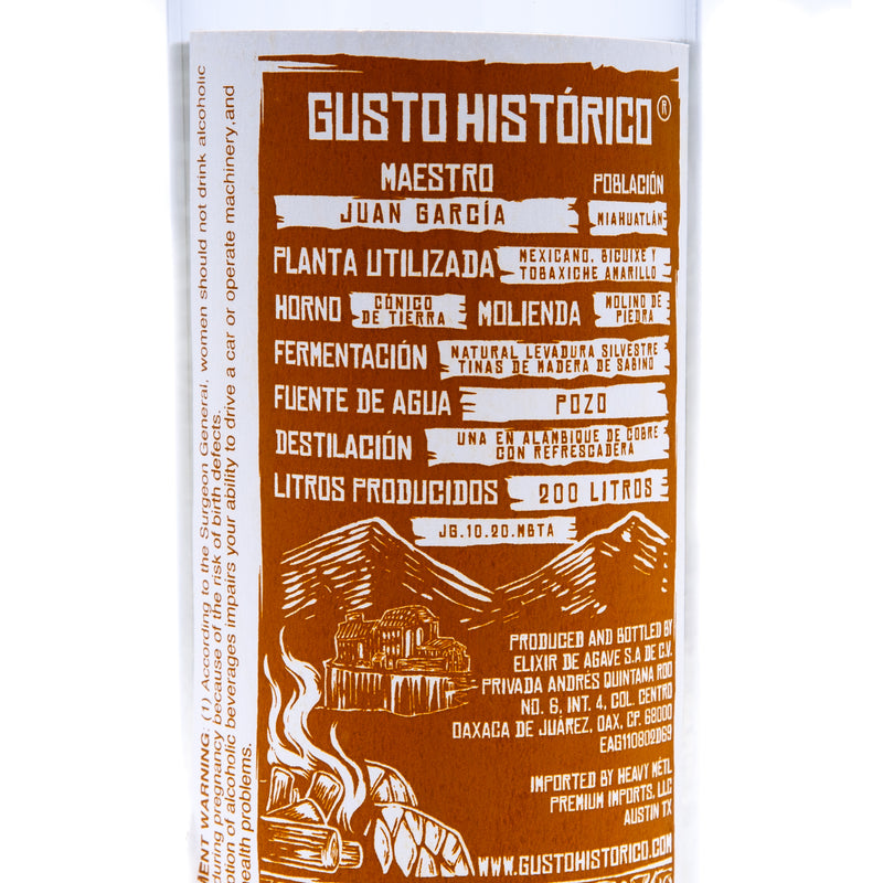 Gusto Historico - Mexicano, Bicuixe, & Tobaxiche Amarillo